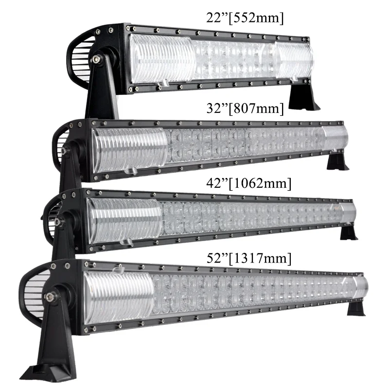 CREK 22 32 42 52 дюймов 7D прямые грузовик светодиодный рабочий светильник бар