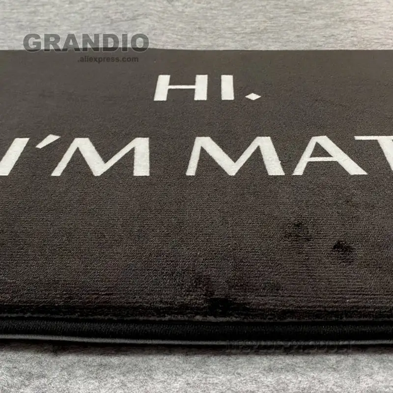 Домашний Декоративный Коврик для входной двери коврик прихожей из черной