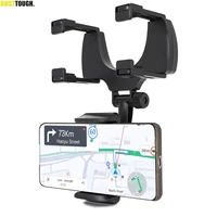 universal car truck rear view mirror phone mount stand holder bracket driving recorder gps cradle for iphone samsung accessories