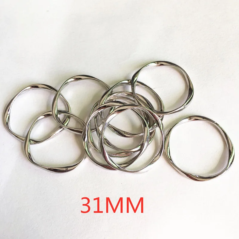 Новое поступление! 100 шт./лот соединитель в форме кольца из цинкового сплава для