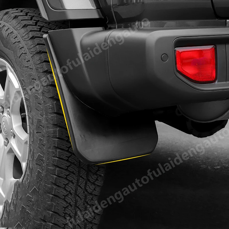 Брызговики для Jeep Wrangler JL 2018-2021 брызговики от грязи аксессуары стайлинга