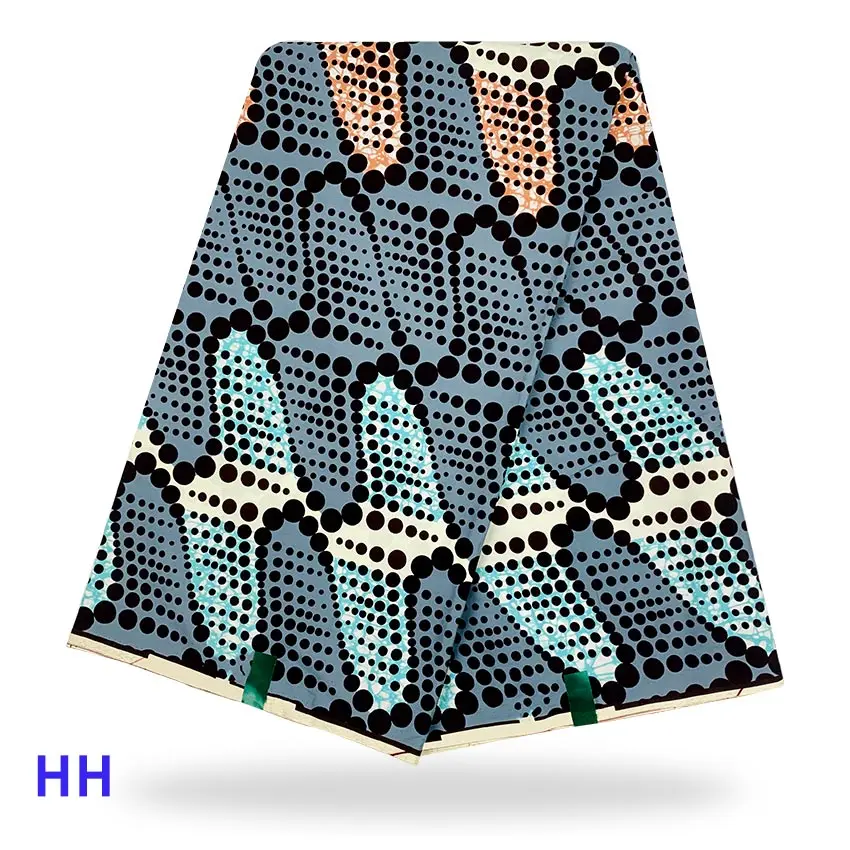 

Quality Cotton Wax Print Fabric Hot Sale African Ankara Wax For Man Or Woman H07