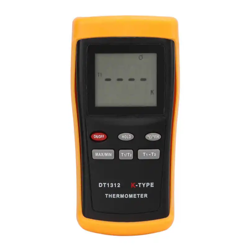 

Digital Thermometer 2 Channels K Type Thermometer for Industry
