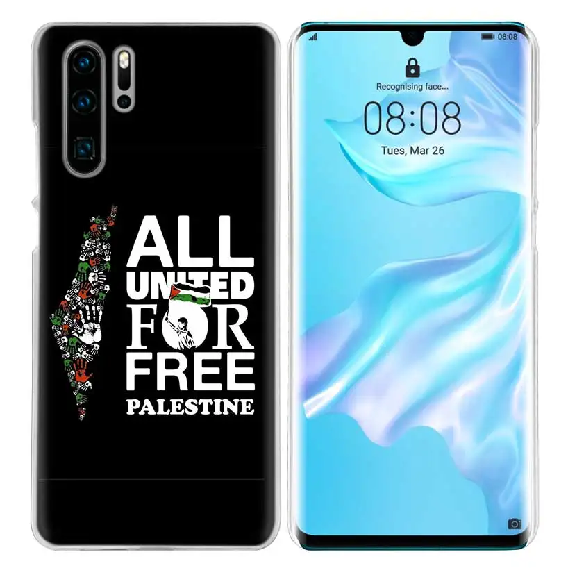 Жесткий ПК чехол для huawei P30 P20 P10 mate 30 20 10 Nova 5 5i Pro Lite P Smart Z Plus палестинский флаг