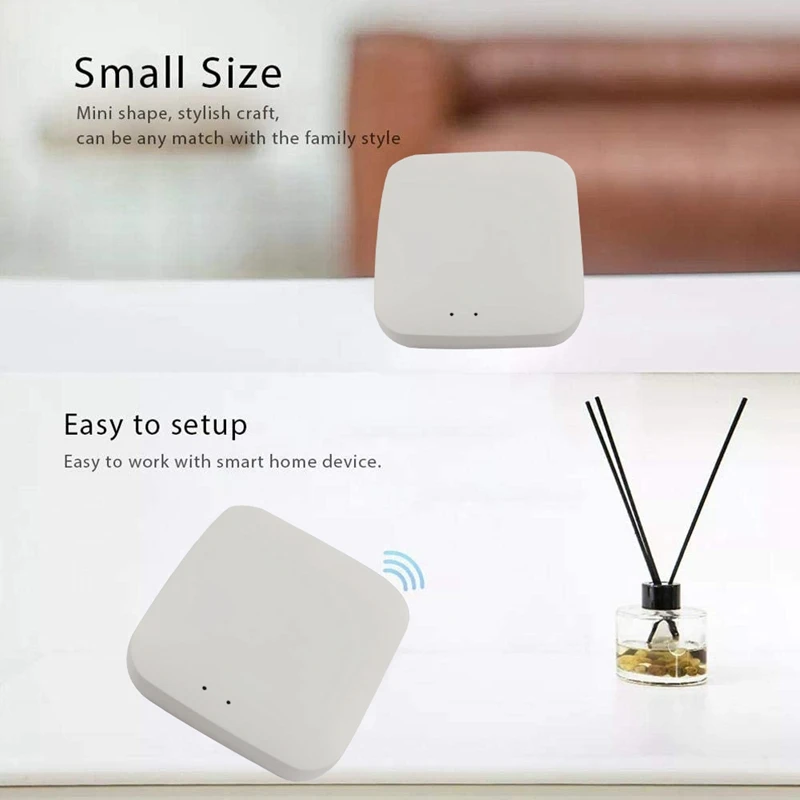 

ZigBee Smart Gateway Hub Smart Home Security System Bridge for Tuya/Smart Life APP Control Works with Alexa Google Home