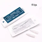 50 шт., 1R иглы для татуажа бровей и губ