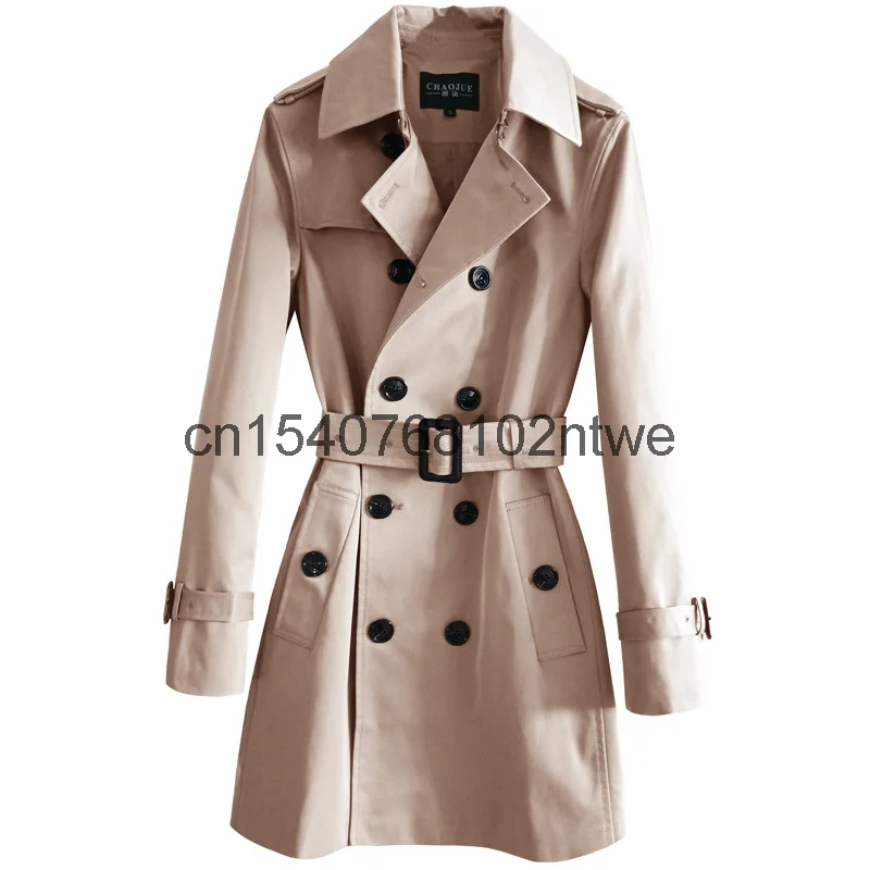 

Классическая двубортная ветровка для мужчин, Новинка весна-осень 2020, модное пальто средней длины, большие размеры 9161