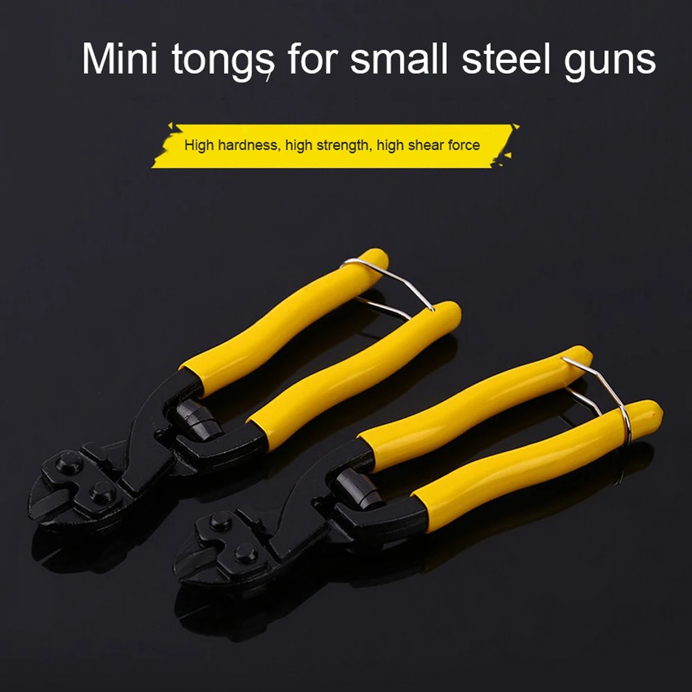

Mini Pliers 8 Inch Mini Bolt Cutter Steel Wires Barbed Wire Pliersn Sturdy Non-slip Hand Tools Multitool Cutting Pliers Portable