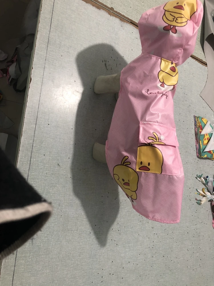 Дождевик для собак TOMEPETS Очаровательная одежда из мультфильма мягкая легкая