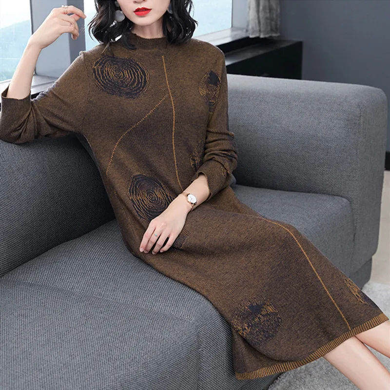 Осенне зимняя Дамская обувь с высоким плотно облегающим шею воротником вечерние