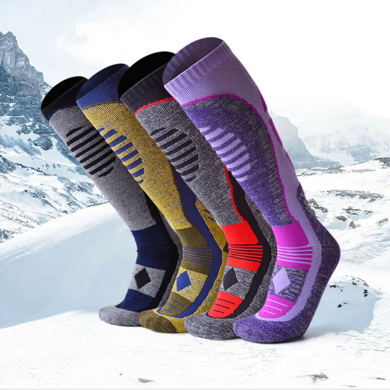 

Long thermal winter socks for men and women thick cotton socks for outdoor sports snowboarding climbing hiking snow soft socks