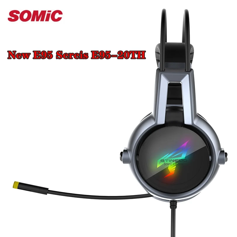 Оригинальные Игровые наушники Somic с подключением USB виртуальный стереозвук 7 1