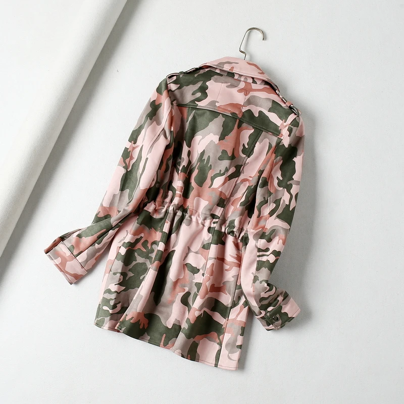 Fitaylor Новая женская искусственная замшевая ветровка пальто Зимняя теплая средняя длинная однобортная винтажная куртка тонкая армейская зеленая верхняя одежда