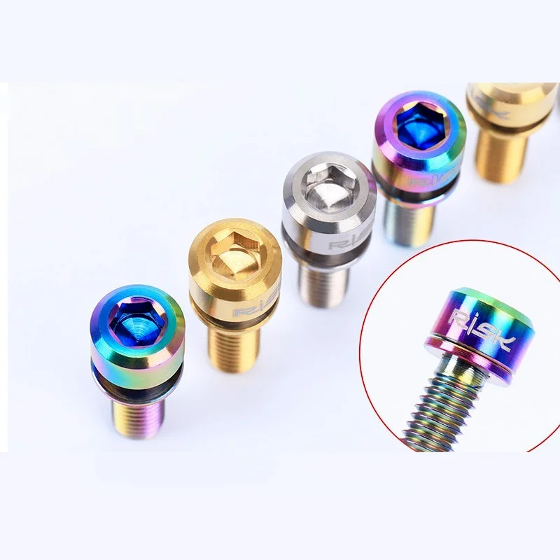 4 шт. магнитные болты из титанового сплава для горного велосипеда|Велосипедный