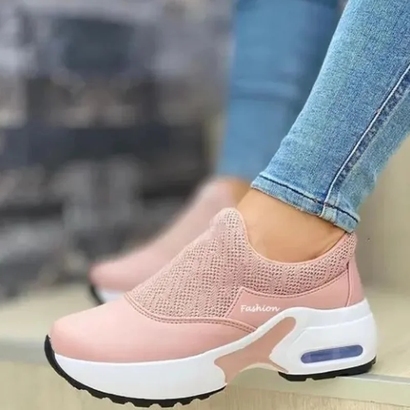 

2021 NEW Women Sandals Platform Solid Color Flats Ladies Shoes Casual Breathable Wedges Ladies Walking Sneakers