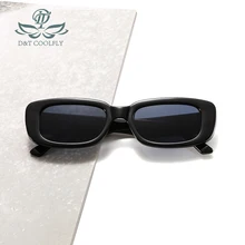 D&T 2020 New Fashion Oval Sunglasses Women Men Vintage Luxury Brand Designer Color Lens PC Frame Sexy Party Rectangle Sunglasses