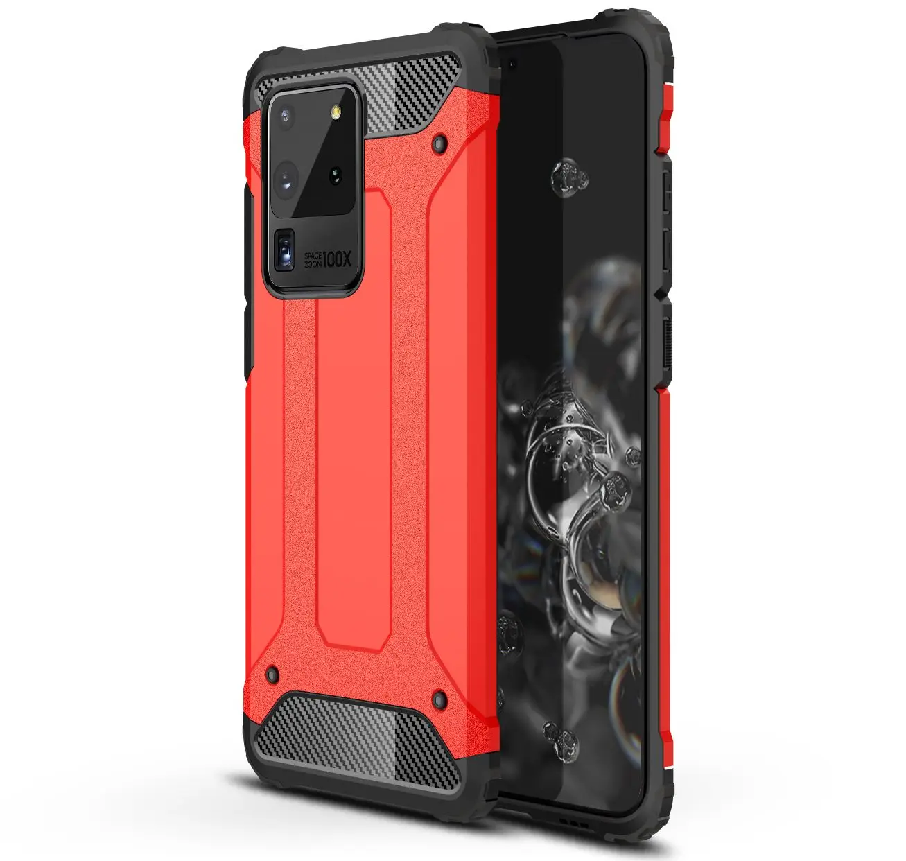 

Phone Case For Samsung Galaxy S20 FE Plus Ultra Note 20 Shockproof Rugged Armor PC Four Corners Anti-Fall Protector Back Cover