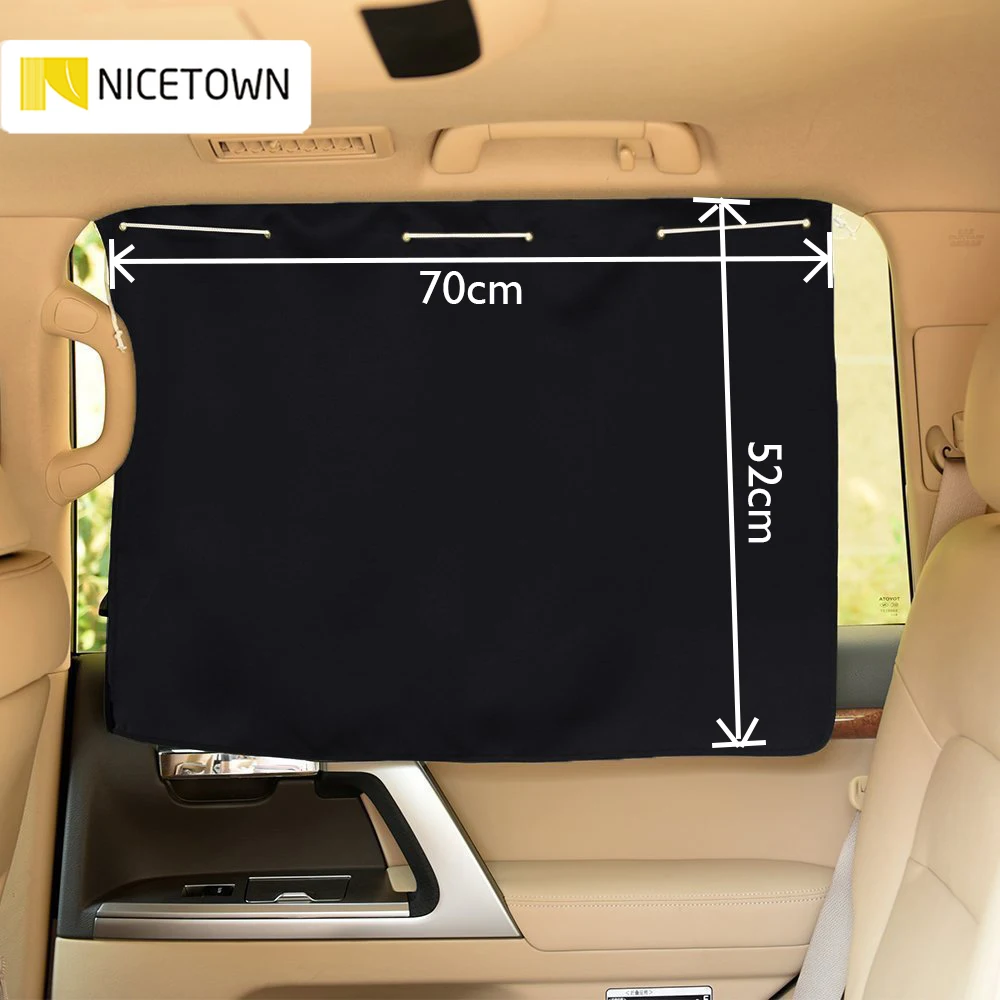 2 шт. автомобильные занавески на боковые окна автомобиля с присосками|curtain blinds|shade