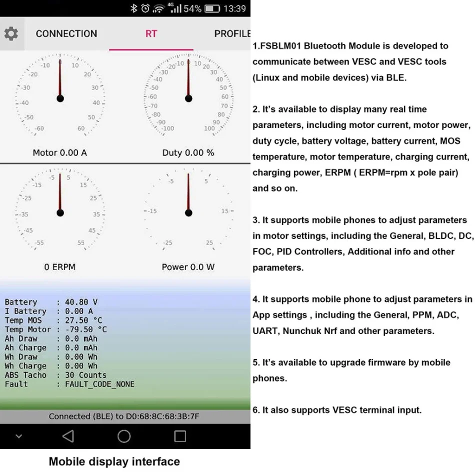 Беспроводной модуль Bluetooth 2,4G для электрического скейтборда на основе проекта nrf51_vesc Flipsky