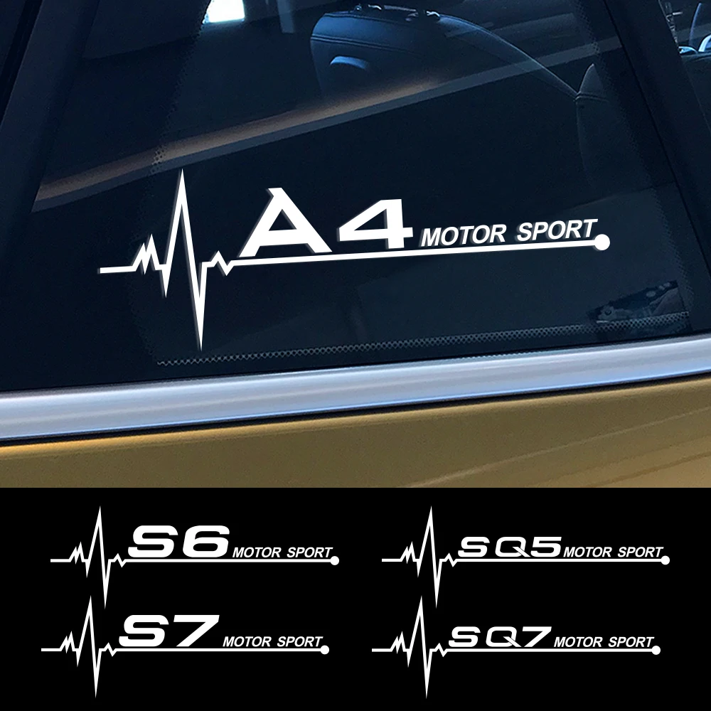 Наклейка на боковое окно для Audi A3 8P S3 8V A4 B8 B6 A6 C6 C5 S1 S2 S4 S5 S6 S7 S8 SQ5 SQ7 Виниловая