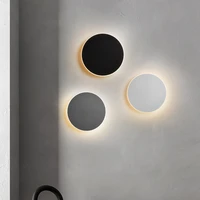 fss modern wall lamp round touch sensor wall lamp changing light color balcony aisle staircase bedroom living room wall lamp