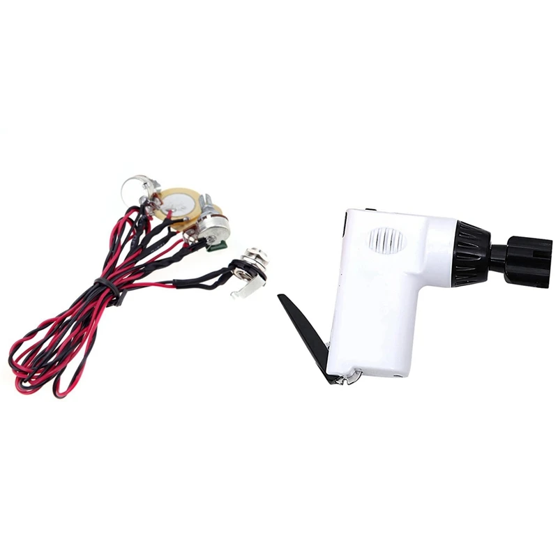 

Высокое качество двойной Piezo Палочки вверх Палочки-up 6,35 мм Jack с регулятором громкости тона Управление с Портативный автоматический для Гита...