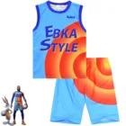 Детский трикотажный костюм из фильма Космический Джем 2 Джерси Джеймс детские шорты для косплея баскетбольный спортивный костюм Новинка лета 2021