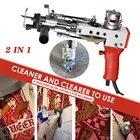 Полностью алюминиевый пистолет для туфтинга, электрический пистолет для туфтинга на красных коврах, пистолет для туфтинга на ковровых покрышках, домашний ручной пистолет для плетения ковров, флокирующие машины