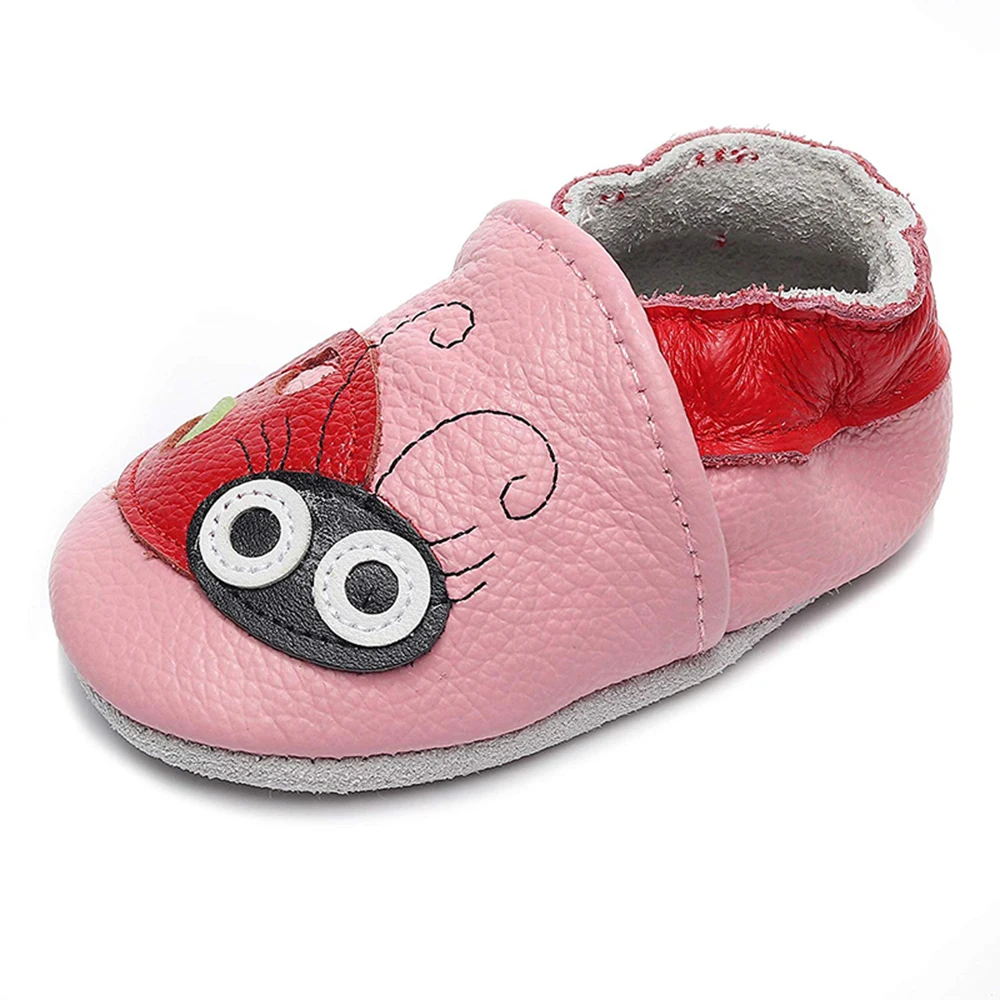 

gsch Baby Girls Boys Shoes Toddler Soft Sole First Walker Crib babys walking shoes leather Moccasins for infant toddler slippers