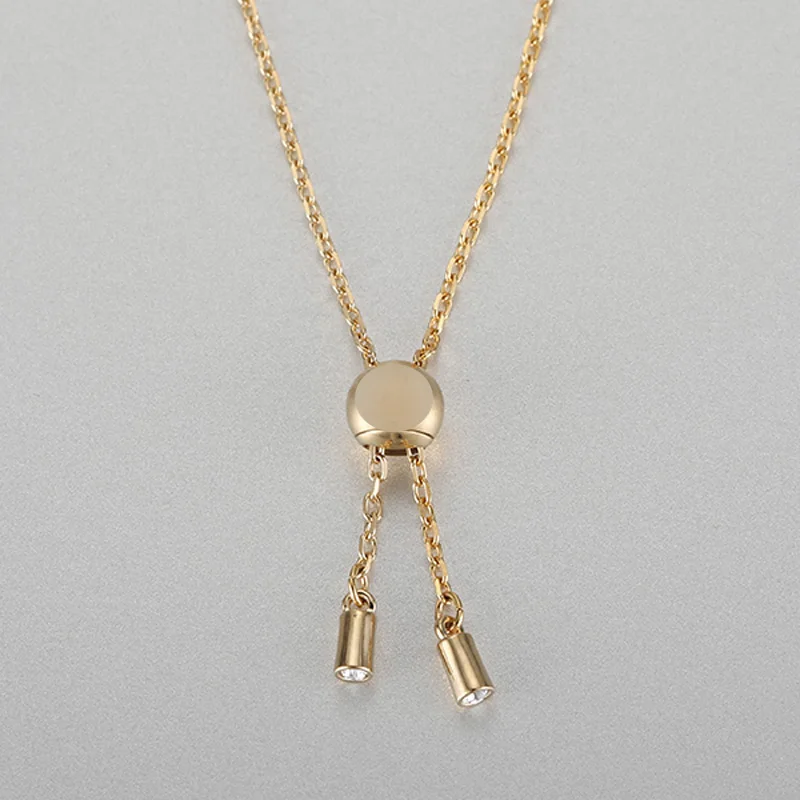 PANDOO модное Очаровательное ожерелье из чистого серебра 925 пробы оригинал 1:1 копия