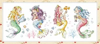 g cross stitch kits lovely counted cross stitch kit princess mermaids mermaid fairytale fairy tale fairyland so