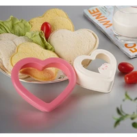 diy mould tools creative heart design sandwich new mold bread biscuits bread toast cake tools rice balls lunch high quality