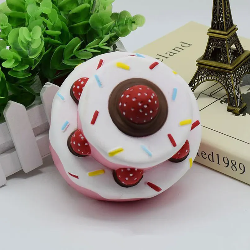 Slow Rising Squishy Antistress Jumbo Funny Soft Scented Strawberry Cake Squeeze Stress Relief Decoration kids Decompression Toys | Игрушки и