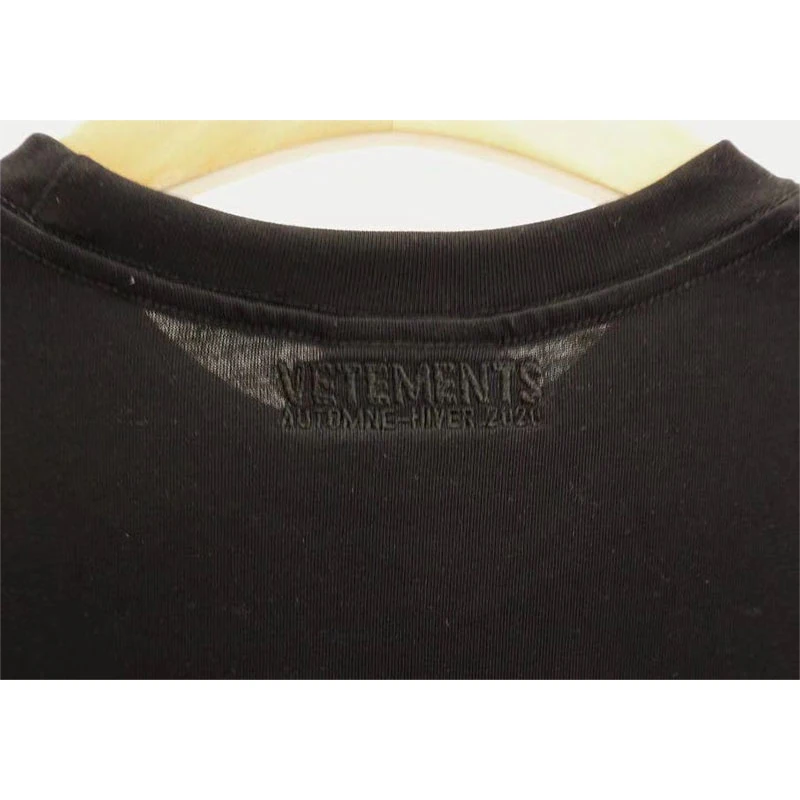 

Casual Women Men Fashion VETEMENTS T Shirt Summer I Love Paris Signature VTM Top Tees Classic Vetements Embroidery T-Shirts
