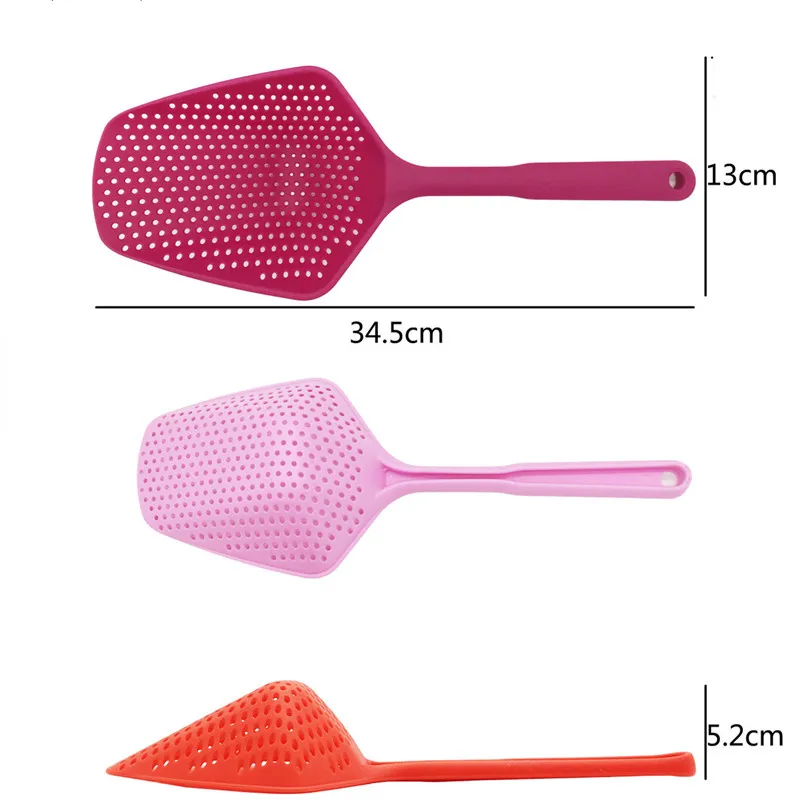 Пластиковая Лопата для рыбалки на спагетти ложка слива лапши инструмент паста