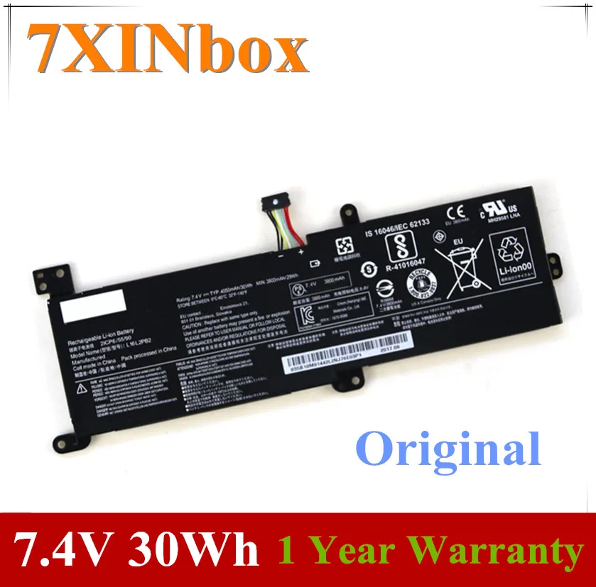 7xinbox 7 4 V 30Wh оригинальный L16L2PB2 Аккумулятор для ноутбука Lenovo 5000 5000-15 L16S2PB2 L16C2PB2 2ICP6/55/90