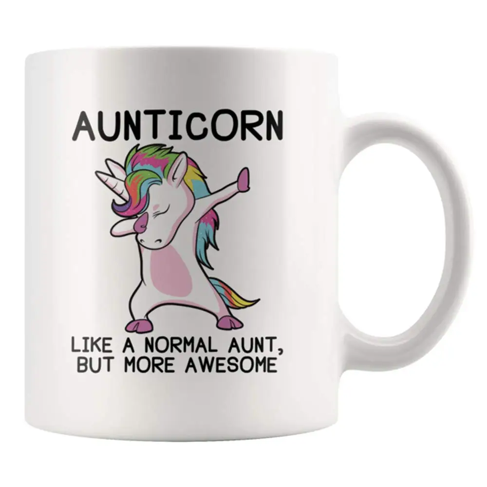 Aunticorn Aunt Unicorn Mug Cute New Gifts 11oz Ceramic | Дом и сад