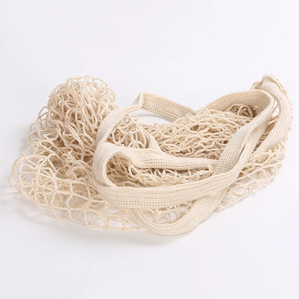 

Cotton Mesh Vegetable Bags Produce Bag Reusable Cotton Mesh Vegetable Storage Bag Kitchen Fruit Vegetable With Drawstring Casual