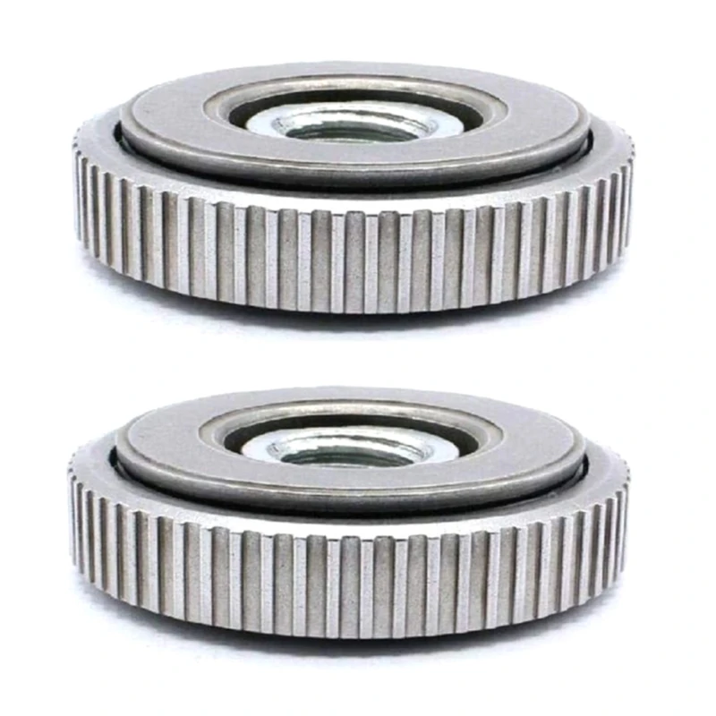 

1pc M14 Thread Replacement Angle Grinder Chuck Tools Angle Grinder Inner Outer Flange Nut Set Quick Clamping Quick Release Nut