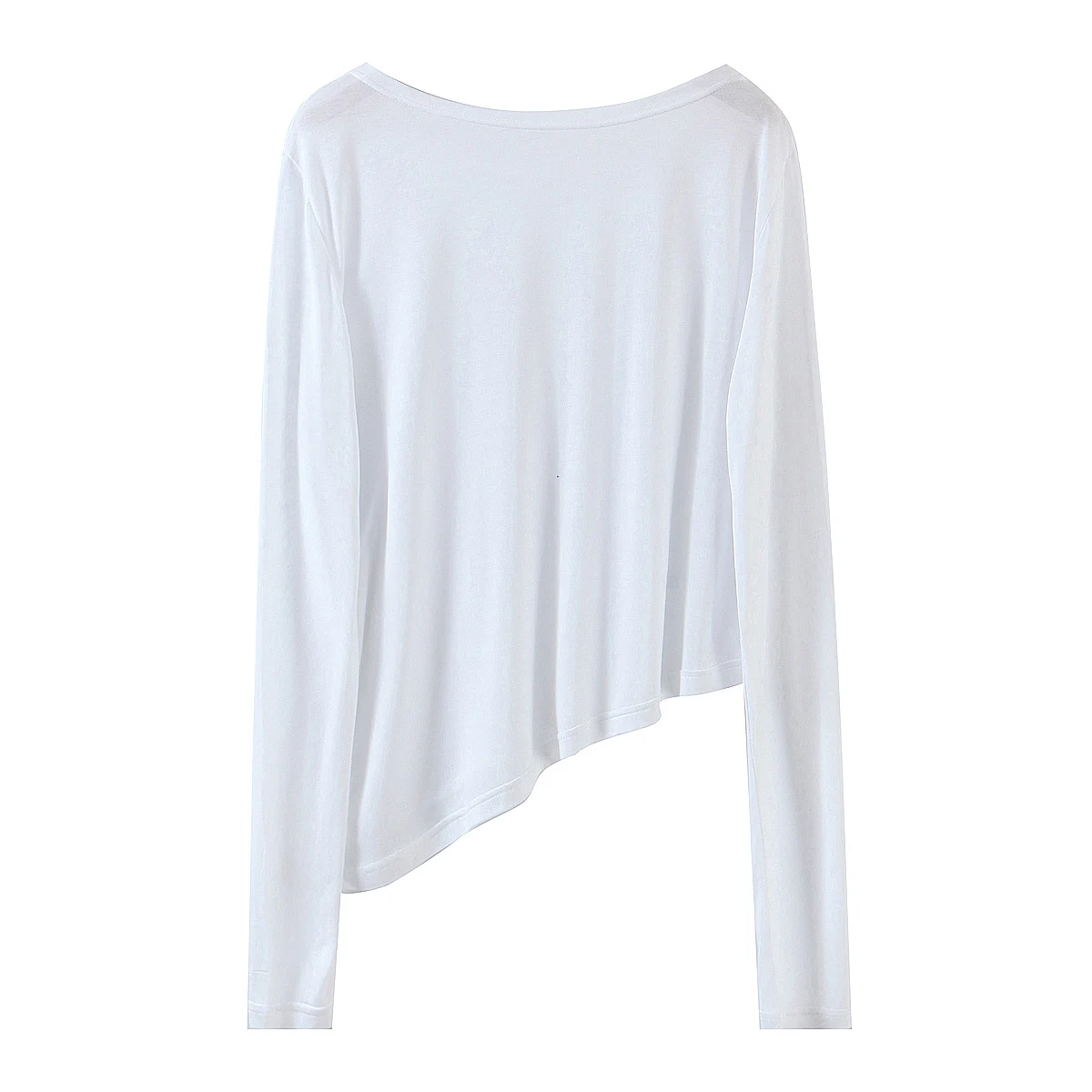 

Sexy One Shoulder Off Shoulder Top for Women Tattoo Hibiscus Turtle Printed Ladies Spring Long Sleeve T Shirts Loose