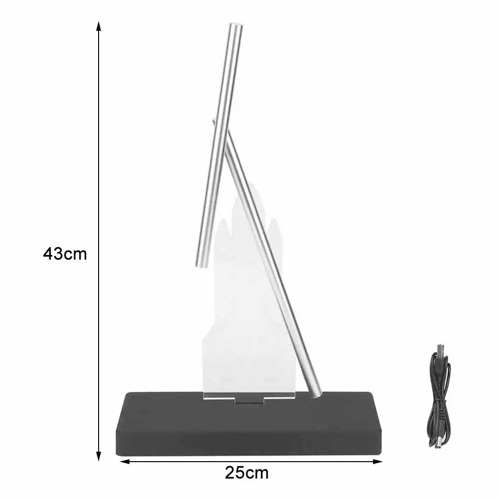 

1pc Early Fun Development Educational Desk Toy Gift spacecraft rocker Motion Decoration Physics Science Antistress Games