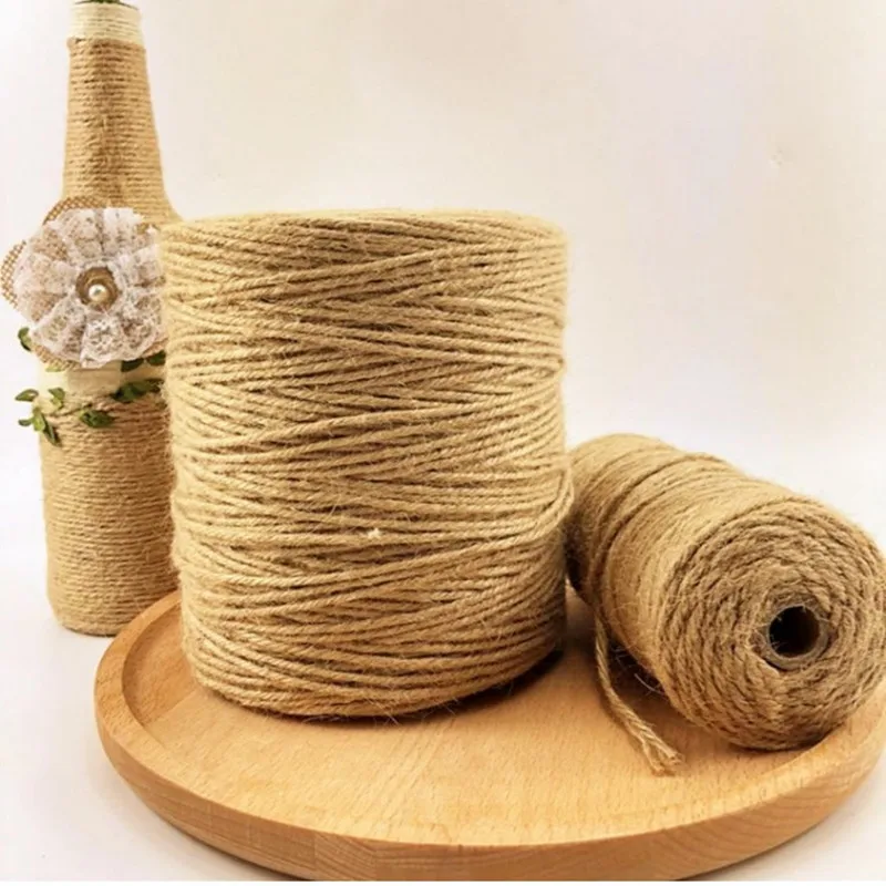 3 мм грубая импортная Высококачественная пеньковая веревка оригинальная