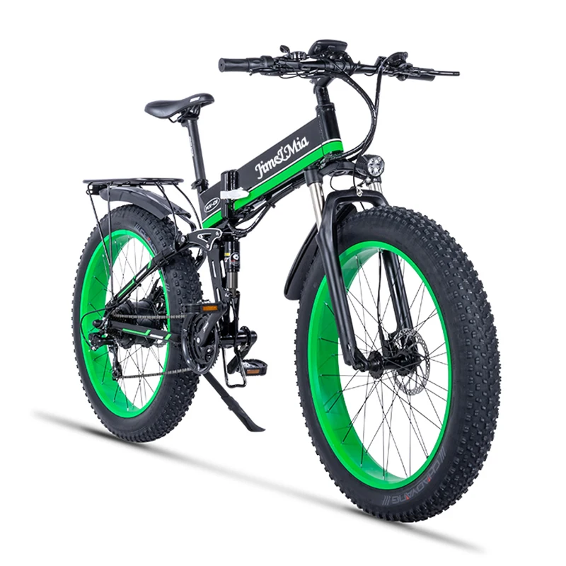 Billig Elektrische Schnee Bike Fett Klapp Fahrrad 48V * 500w Lithium-batterie Aluminium Rahmen Und LED Licht SHIMANO übertragung