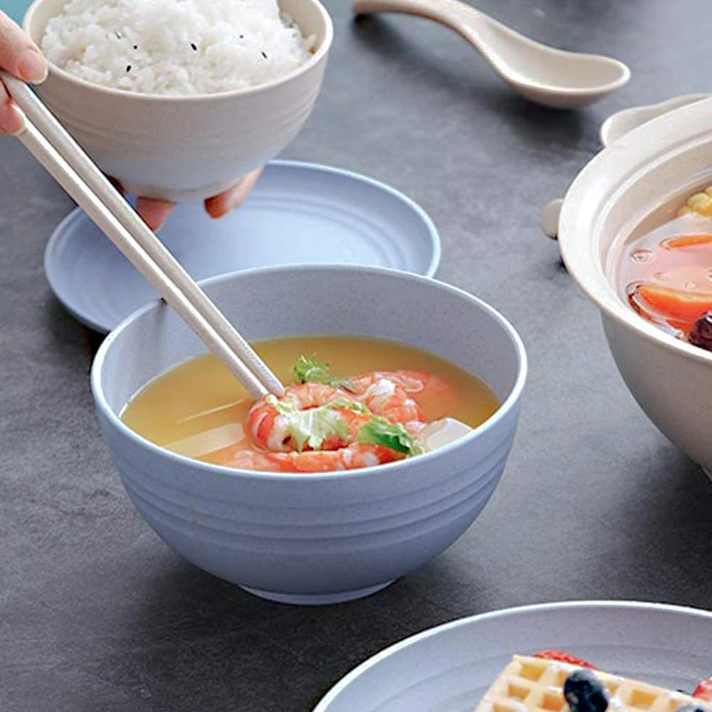 Палочки для еды детские пластиковые палочки портативная милая посуда Пшеничная