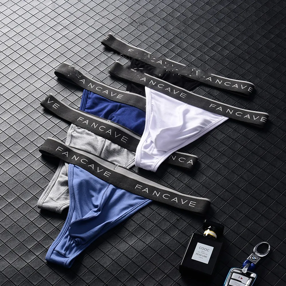 Трусы Т-образной формы трусики из модала удобные стринги мужские трусы