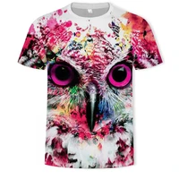 3d eagle fashion short sleeved 3d handsome casual sports t shirt o neck breathable 2021 summer hot selling men and women