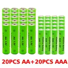 AAA + AA аккумуляторная щелочная батарея AA 1,5 в 3800 мАч-1,5 в AAA 3000 мАч