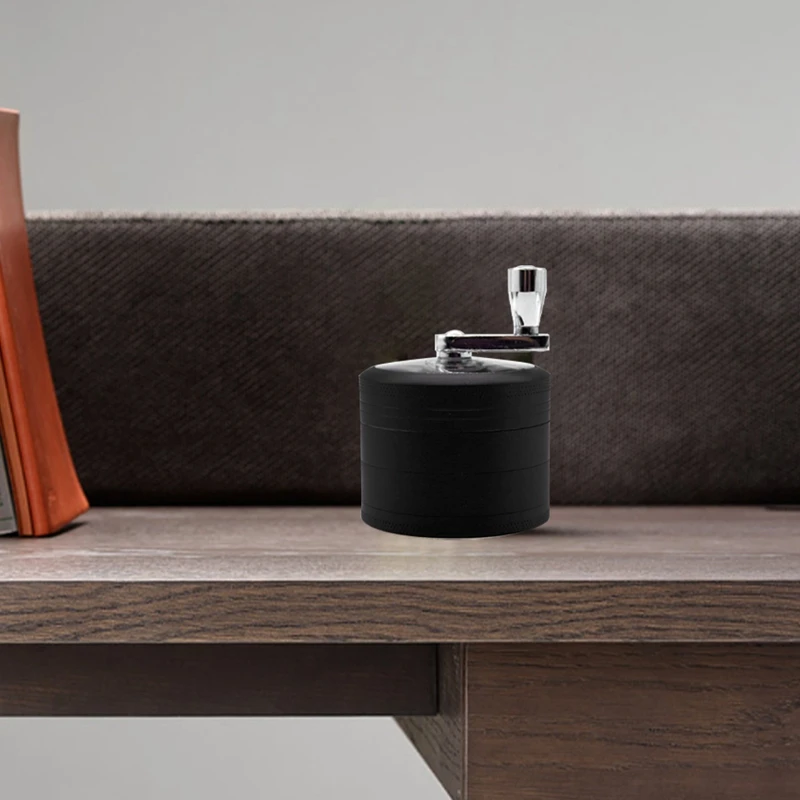 Измельчитель для трав измельчитель с ручным приводом цинковая Магнитная крышка