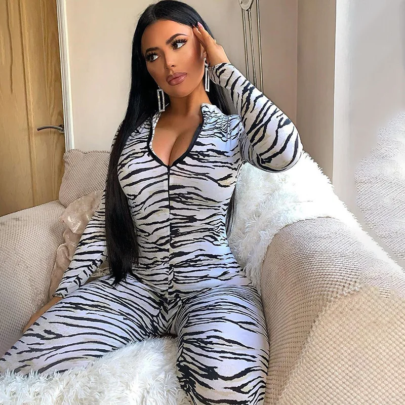Jumpsuit Striped Casual Round Neck Sports Leggings Tights Slim Trousers Skinny Outfits Long Sleeve Bodysuit Pants Sets Women
