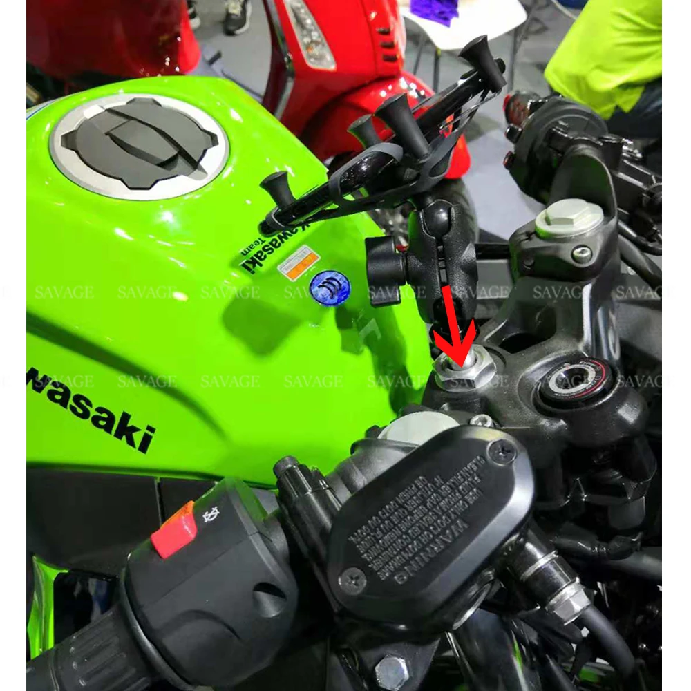 Держатель для телефона зарядное устройство USB KAWASAKI NINJA 250 400 2018 19 2020 аксессуары